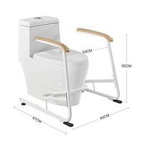 Toilet Safety Rails for Elderly Safety Frame Toilet with Easy Installation Bathroom Toilet Seat for Seniors Arthritis Sufferers Injured Surgery Recovery