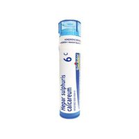 Hepar Sulphuris Calcareum 6C Homeopathic Medicine for Painful Hoarse Dry Cough (80 Pellets)