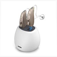 Coniler Smart Hearing Amplifier with Digital Noise Reduction，Rechargeable Sound Aids with Double Charging Holes Suitable for Adults and Seniors (2Packs)