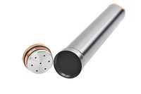 Cigar Travel Tube made of aluminum alloy, 7.68" x 0.98" (19,5cm x 2,5cm), black, Mod. 5294-01 (US)