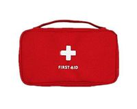 ANVISHINE First Aid Kit Mini Medical Bag Travel Portable Drug Pack Red