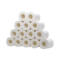 Oliviavan 14PC Hollow Replacement Roll Paper Print Toilet Paper Table Kitchen Paper Soft White Paper Towels Household