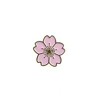 Cherry Blossoms Flower Brooch Enamel Pins Jacket Bag Pin Badge Jewelry Gift LE Popular Novelty Creation Aesthetic Woman Jewerly Design Womans | color - pink