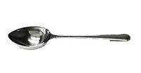 6 oz. (3/4 Cup) Portion Control Solid Spoon, Stainless Steel, Dishwasher Safe Serving Utensils by GET, BSRIM-22