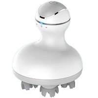 HAJZF Scalp Massager, Deep Kneading Massage Full Body Electric Head Massager with 4 Head Deep Tissue Kneader to Stimulate Hair Growth