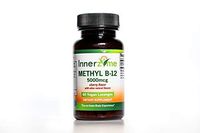 INNERZYME METHYLCOBALAMINE (Methyl B-12)5000mcg, Maximum Strength-Supports Brain Cells and Nerves TISSUES