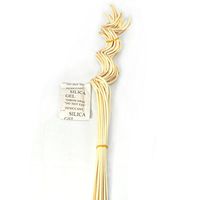 Ougual Wavy Spiry Natural Rattan Reed Fragrance Diffuser Replacement Refill Sticks 20 Pieces(12.5" Wavy, Natural Color)