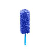 Soft Microfiber Duster Bendable Brush Dust Cleaner Home Furniture Air Conditioner Car Cleaning Feather (Color : RoyalBlue)