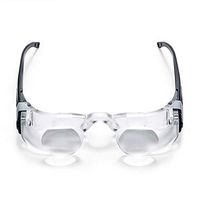 Folding Reading Watch TV Computer Fishing Movie Amblyopia Portable Magnifier Glasses, 2.1x HD Magnifying Glass