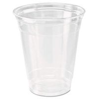 [200 COUNT] 12oz Clear Plastic Disposable Cups - Premium 12 oz (ounces) Crystal Clear PET Cup (No Lids) for Cold Drinks Iced Coffee Tea Juices Smoothies Slush Soda Cocktails Beer Sundae Kids Safe
