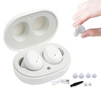 Digital Hearing Amplifier Left Right Ear Set Clear Sound Volume Control 2 Year Warranty GPFATTRY(White)