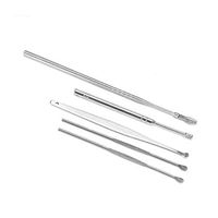 5Pcs Professional Ear Tool Sets Curette Ear Pick Wax Remover Ear Cleaning