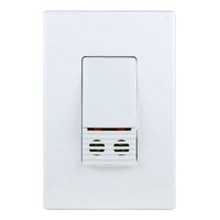 Cooper Controls OSW-U-0721-SP-W Greengate 10-30 VDC Low Voltage Ultrasonic Wall Switch Sensor, White Finish