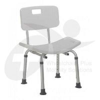 Graham Field adjustable bath bench with back, assembled, model 7921A-4 - 1 ea