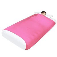 Sensory Compression Bed Sheet for Kids - Breathable, Stretchy, Deep Pressure Snuggle Pouch for Relaxing & Comfortable Sleeping (Full Size, Pink) - Wash Bag Included