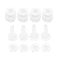 CamDesign Replacement White Damping Rubber Balls Anti-drop Pins & Lock Kit Transparent Compatible with DJI Phantom 3 Pro Professional Standard Advanced Gimbal Anti Vibration