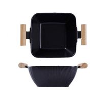 Home big wrist Bowls Dishware Household Creative Fruit Salad Bowl Nordic Bamboo Fungus Anti-scalding Soup Bowl Large Ceramic Bowl 10 inch Mixing Bowl for kitchen restaurant gifts Decorative hotel retr