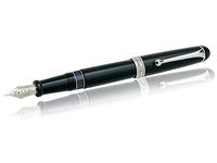 Aurora Nikargenta 88 Chrome Large Bold Point Fountain Pen - AU-800CB