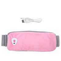 Duevin Plush Electric Heating Waistband Adjustable Hot Compress Moxibustion Uterus Warmer Belt(Uterus Warmer)