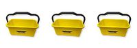 Ettore 3 Gallon Compact Super Bucket with Ergonomic Handle - 3 Pack