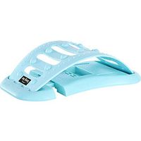 Anself Lumbar Spinal Stretcher, 3 Gear Gradient Adjustment Back Cervical Spine Massage Relaxation Scoliosis Corrector Yoga Equipment for Pain Relief Lumbar Support (Blue)