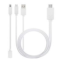 Micro USB to HDMI Cable, MHL to HDMI Cable, MHL 5PIN&11PIN to HDMI, Micro USB to HDMI Converter for Android Smart Phones & Tablets with 1080P