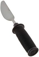 Sammons Preston Sure Hand Rocker Knife, Stainless Steel Blade and 1.5" Diameter Handle for Stable Non-Slip Grip, Weighted Knife Helps Control Tremors, Adaptive Knife for Limited Hand Function