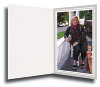 Cardboard Photo Folder for a 8x10 Photo (Pack 0f 50) Light Gray