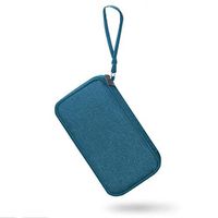 Yunzee Travel Electronics Organizer with Hand Strip Cellphone Power Bank Earpods Cable Bag Electronic Accessories Storage Bag,Dark Green