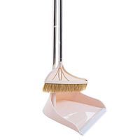 HEHUIHUI- Upright long handle and brush cleaning kit, long handle broom set HHH (Color : Pink)