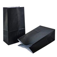KEYYOOMY Small Paper Bags Black Party Goody Bags for Party (100 CT, 3.5 X 2.4 X 7.1 in)