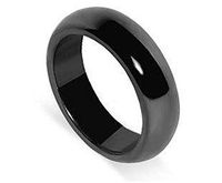 Hematite Magnetic Ring Arthritis Golf Sports (5 1/2)