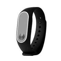 Premium Replacement Wrist Strap with Two Color Unique TPU Wristband Replacement for XIAOMI MI Band Second Generation