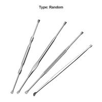 Majoxin Stainless Steel Double-Side Spiral Earpick Dig Ear Curette Tools Digging Earpick Cleaner Tool Ear Spoon Ear Cleaning Tool
