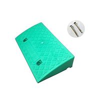 Plastic Ramp, Non-Slip Wheelchair Ramp Mat, Community Apartment Step Mats Skateboard Trolley Case Uphill Mat (50 27 5cm) (Color : Green)