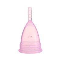 Anself Reusable Silicone Menstrual Cup Period Soft Medical Cups