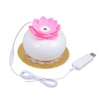 Exceart Ceramic Essential Oil Diffuser Cute Decorative Aromatherapy Diffusers Lotus Flower Humidifier Crafts Ornaments Air Purifier Freshener for Office Bedroom Yoga Spa Baby