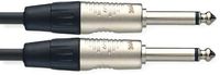 Stagg NPC060R N-Series Mono Phone Plug to Mono Phone Plug Patch Cable - 2ft.