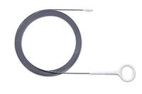 Key Surgical BR-3300 Reusable Premium Scope Cleaning Brush, 4 mm-6 mm Tapered Diameter, 230 cm Length, Bristle Area Length 1 cm