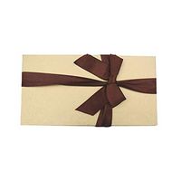 THXSILK Box, Gold Paper Gift Wrap Boxes with Lids for Gifts, Birthdays, Bridal Showers, Wedding Showers, Crafting, Cupcake Boxes, with Satin Ribbons, Pack of 1