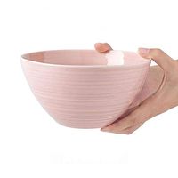 Bowl Bowls Dishware Soup Bowl, Creative Monochrome Line Ceramic Home Fruit Salad Bowl Dish Bowl Ramen Bowl for Home Kitchen Restaurant Tableware Snack Bowl Dessert Bowl for kitchen restaurant gif Hote