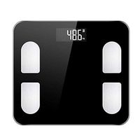 Lfsp Body Fat Scales, Bathroom Scales Bluetooth Smart Household Accurate Measurement of Body Weight, Backlit Display Scales 29cm × 26cm (Color : A)