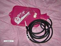 Tim Shop 2 qt. New Deluxe Enema/Douche/Hot Water Bottle/Black Tubing/Colon Clean for Elastic Parts Outdoor