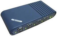 Systech Corporation NDS-6008 8 DB9 RS232-422-485 Serial Ports, 4-10-100Base-T Ports - 3 Port Switch - IP Router