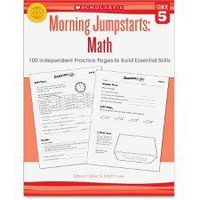 Scholastic Grade 5 Morning Jumpstart Math Workbook Education Printed Book for Mathematics