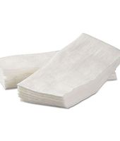 1/8-Fold Dinner Napkins, 2-Ply, 15 X 17, White, 300/pack, 10 Packs/carton