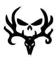 Home Grown Claremore Buck Slayer - Vinyl Decal Sticker | Cars Trucks Motorcycles Laptops Wall Décor | Multiple Colors | 5.5" W X 5.5" H | Black HGC1372