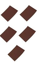 (5) 8" x 11" Match Strike Paper Striker Sheet Adhesive Back Survival Emergency Brown (5 Brown)