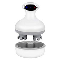 LHYCM Electric Scalp Massager, Portable Handheld Deep Tissue Kneading 84 Node Pressure Release Body Massage Muscle Back Shoulder Calf Pain