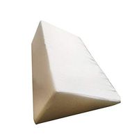 Bed Wedge Pillow with High Grade Memory Foam, Bed Wedge for Acid Reflux, Post Surgery, Reading, Leg Elevation & Snoring - Medical Triangle Pillow with Washable Cover (19.6"x9.8"x5.9")